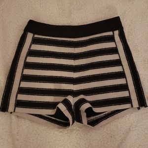 Striped dress shorts